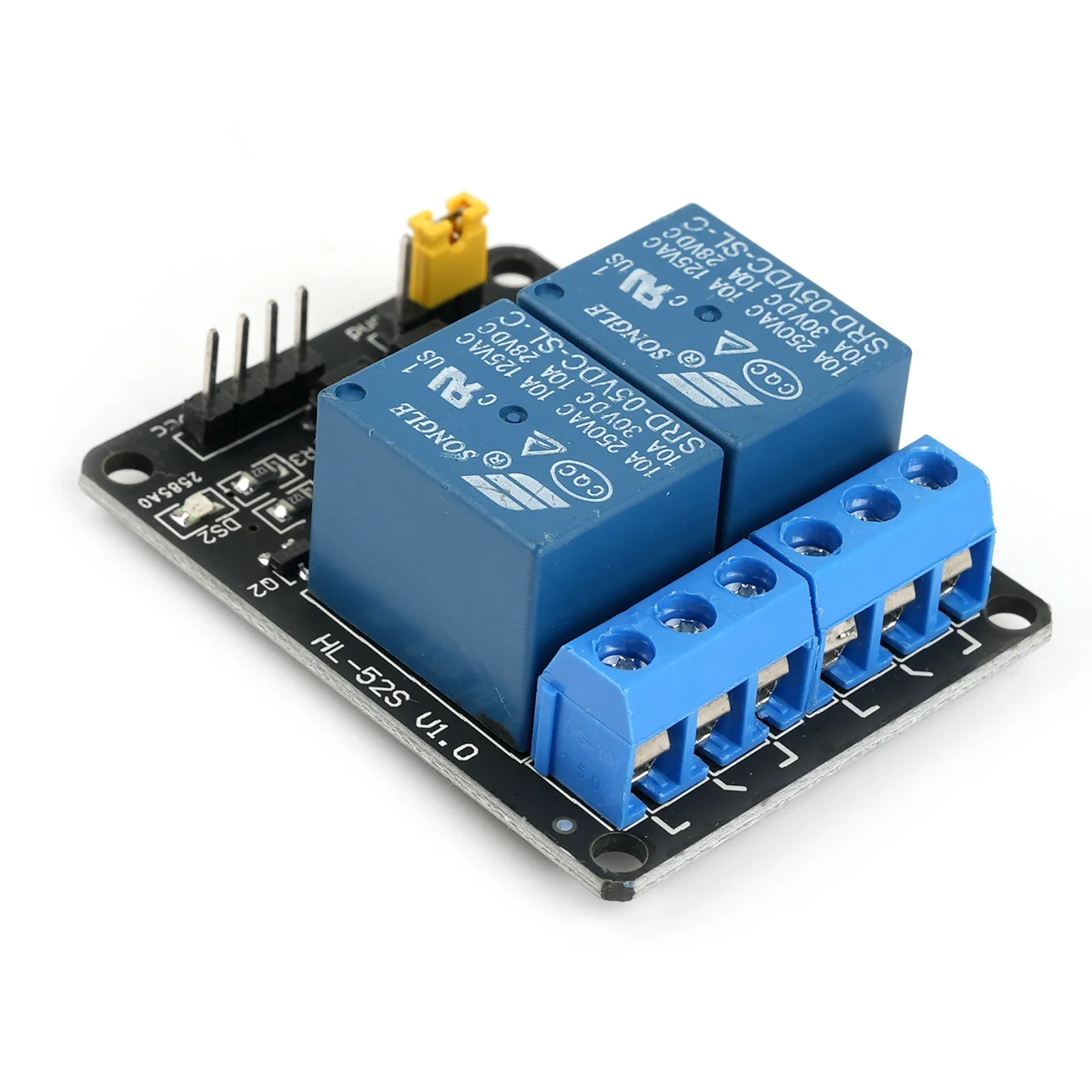 DIYmall 2Channel relay module 5V 10A with optocoupler isolation suitable for Arduino