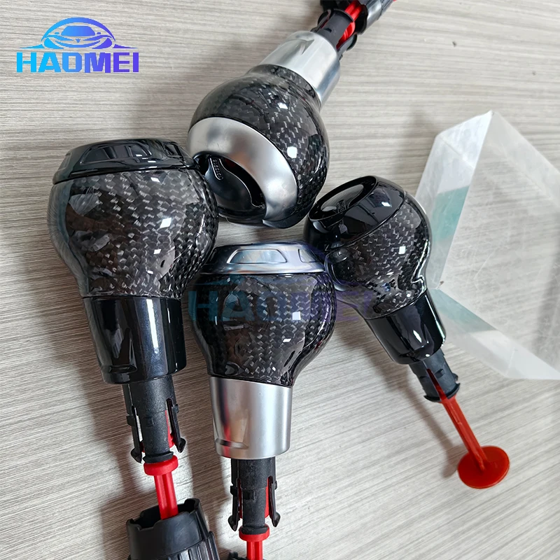 New for Volkswagen concave convex handball carbon fiber metal shift handball for Audi A3 S3 RS3 Q5 S6 RS6 Golf 7 7.5 GTI