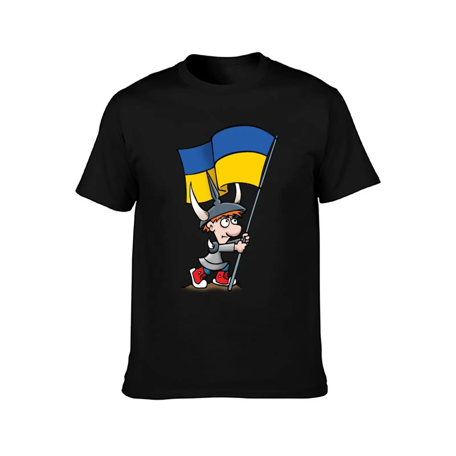 Munchkin Ukraine Charity T-Shirt Casual All Match Tee Shirt for Men