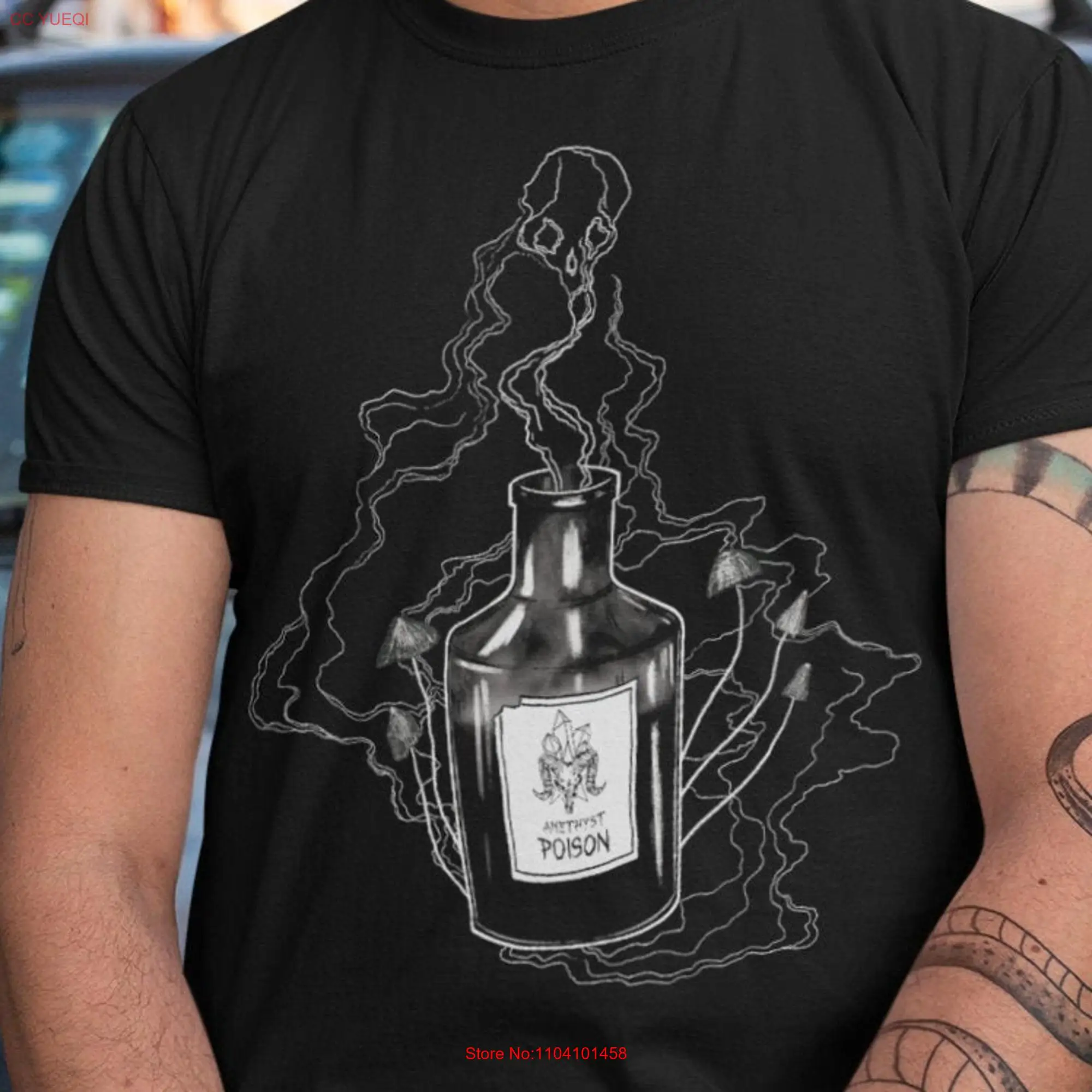 Poison Bottle Mens T Shirt long or short sleeves