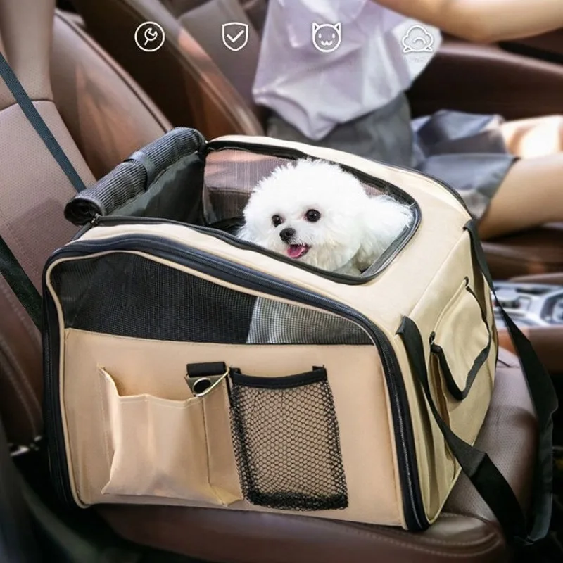 

Портативная клетка, дорожная сумка, сумка-переноска для собак и кошек, мягкий боковой рюкзак, переноски для домашних животных, дорожные сумки для собак, исходящая сумка для домашних животных