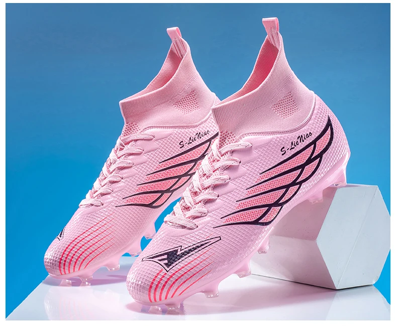 Professionelle Fußballschuhe Herren Fußballschuhe Society Fußballschuhe FG Ultraleichte Trainings-Fußballschuhe Outdoor-Sportschuhe – Detail 19
