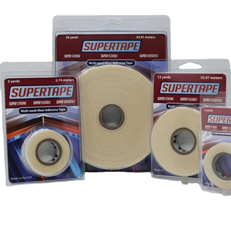 Hstonir Supertape Đa Tuần Mặc Băng Dính Cear Không Mùi Acrylic Bền Liên Kết Cho Bộ Tóc Giả Keo Tóc Giả Toupee t030