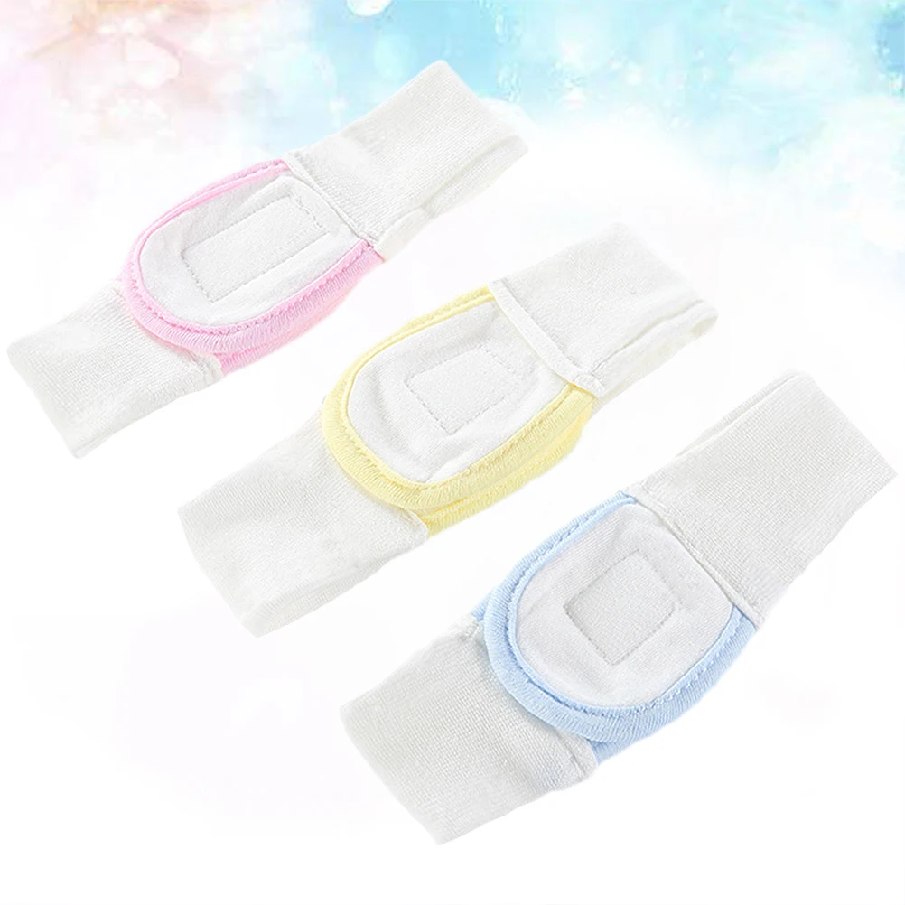 

3 Pcs Diaper Belt Strips Fastener Belts Baby Care Products Fixing Buckle Supplies Newborn Soft Elastic Design Practical