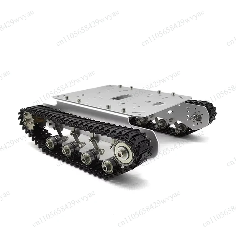 Metal Tracked Shock Absorbing Robot Car, Heavy Load Intelligent Vehicle Model