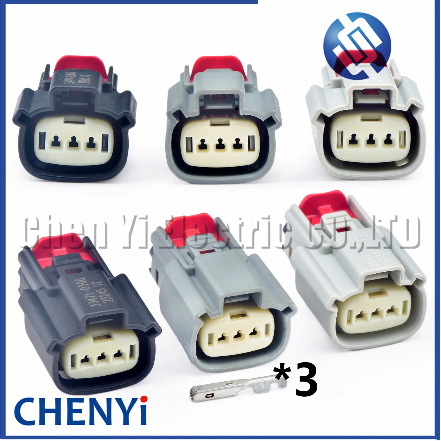 3 Pin Auto waterproof connector Car steering gear power pump harness plug 33471-0307 33471-3307 33471-0306 33471-0340 For Ford