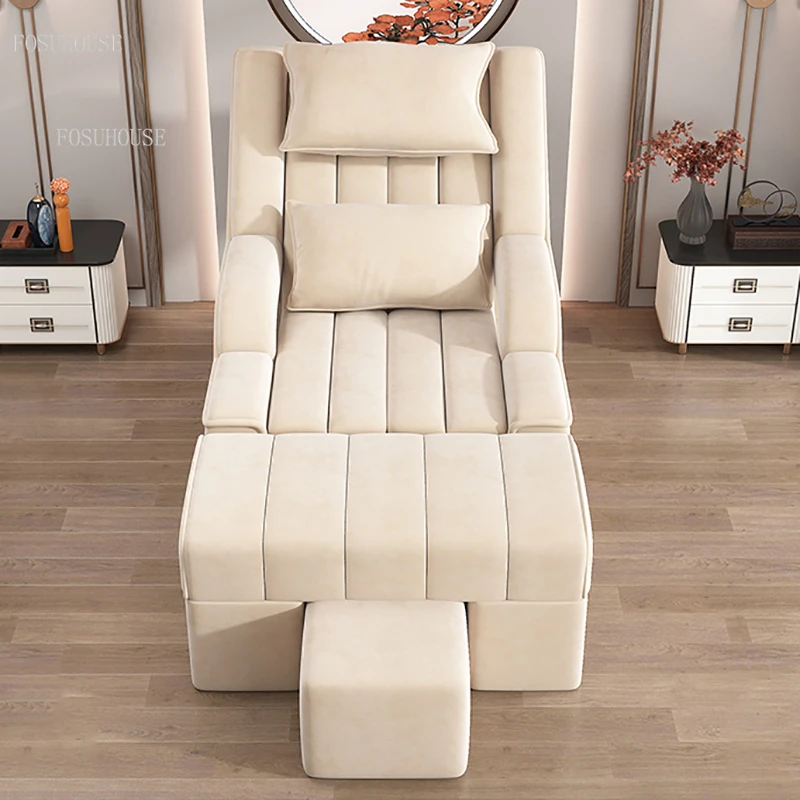 Light Luxury Reclining Sofas Pedicure Sofa Foot Massage Chair Nail Shop Beauty Massage Chair Electric Foot Bath Reclining Chairs