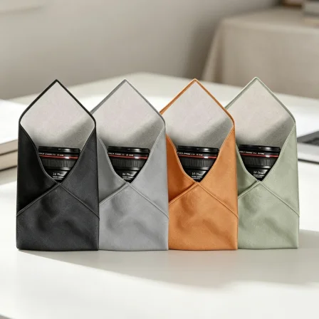Self Sticking Camera Protective Wrap Cloth Plush Anti Scratch Folding Storage Bag Soft Wrapping For Photography Camera Lens Gear