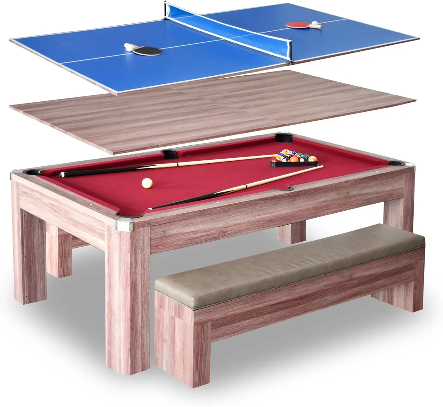 Pool Table Combo Set with Benches