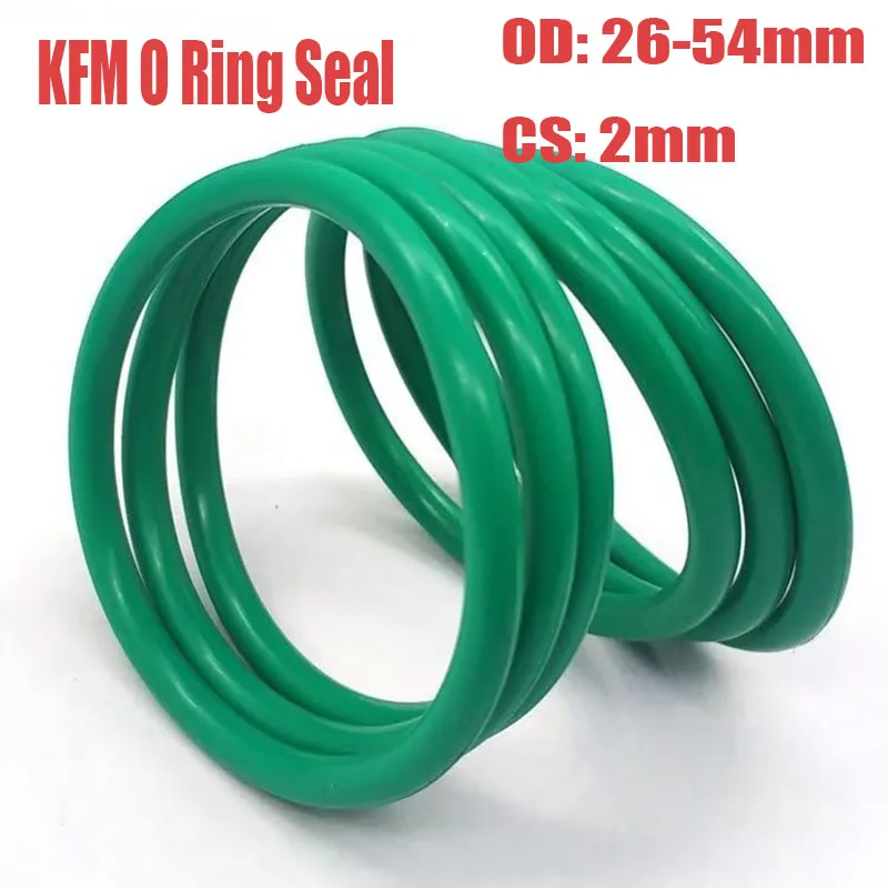 

Уплотнительное кольцо FKM OD26-54 мм CS2 мм Уплотнительные кольца из фторкаучука Уплотнительная прокладка Маслостойкая кислото-щелочная устойчивость Жаропрочная
