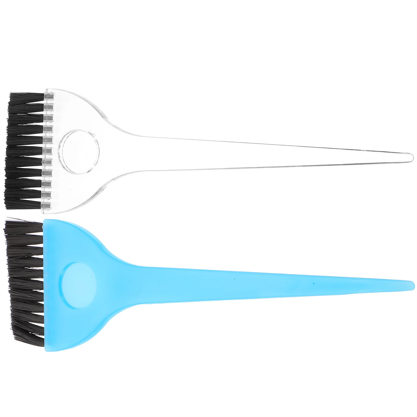 

2Pcs Hair Coloring Brush Stylist Must Haves Ergonomic Design Easy Operate Clean Highlighting Bleaching Hair Coloring Brush