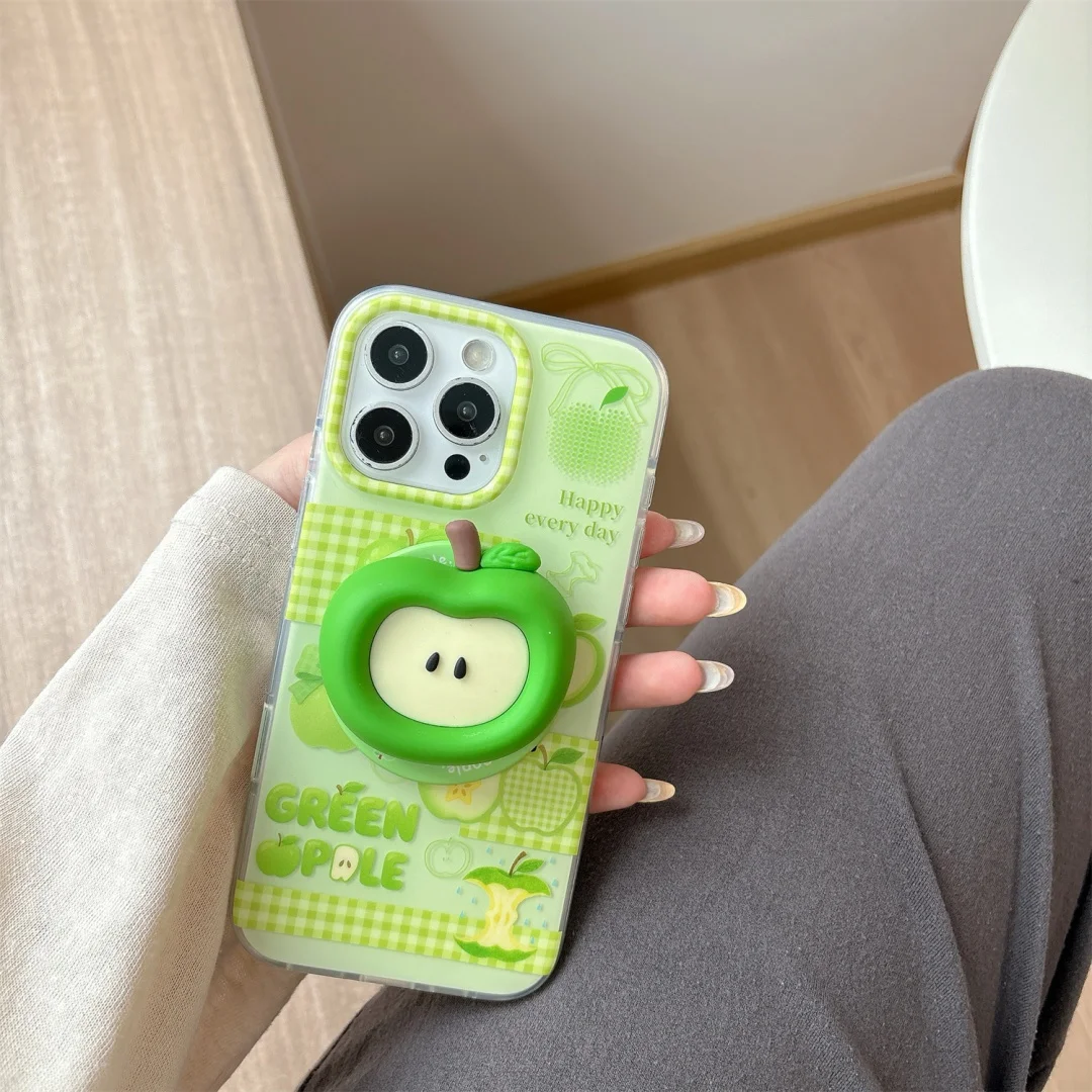 

Magnetic Green Holder Accessories For Magsafe Magnetic Wireless Charging Phone Case For iPhone 16 15 14 13 Pro Max Cover﻿