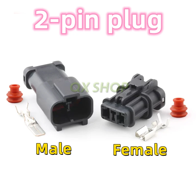 1 set 2-Pin Male Female Sealed Waterproof Plug Connector For Excavator/Car Speed, sensors, solenoid 7222-6423-30/7123-6423-30