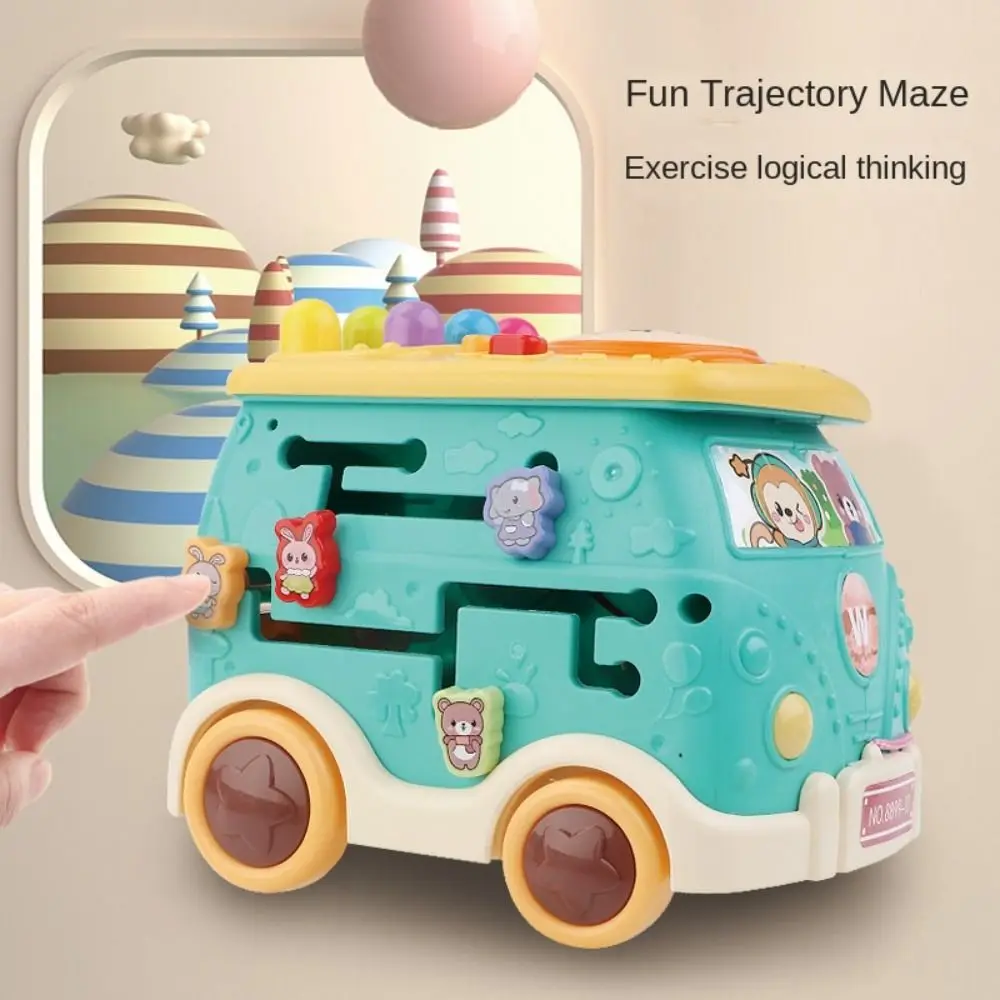 التعليمية متعددة الوظائف التراص حافلة مونتيسوري التعلم الموسيقي التعليم حافلة المطرقة التعلم المبكر حافلة موسيقية