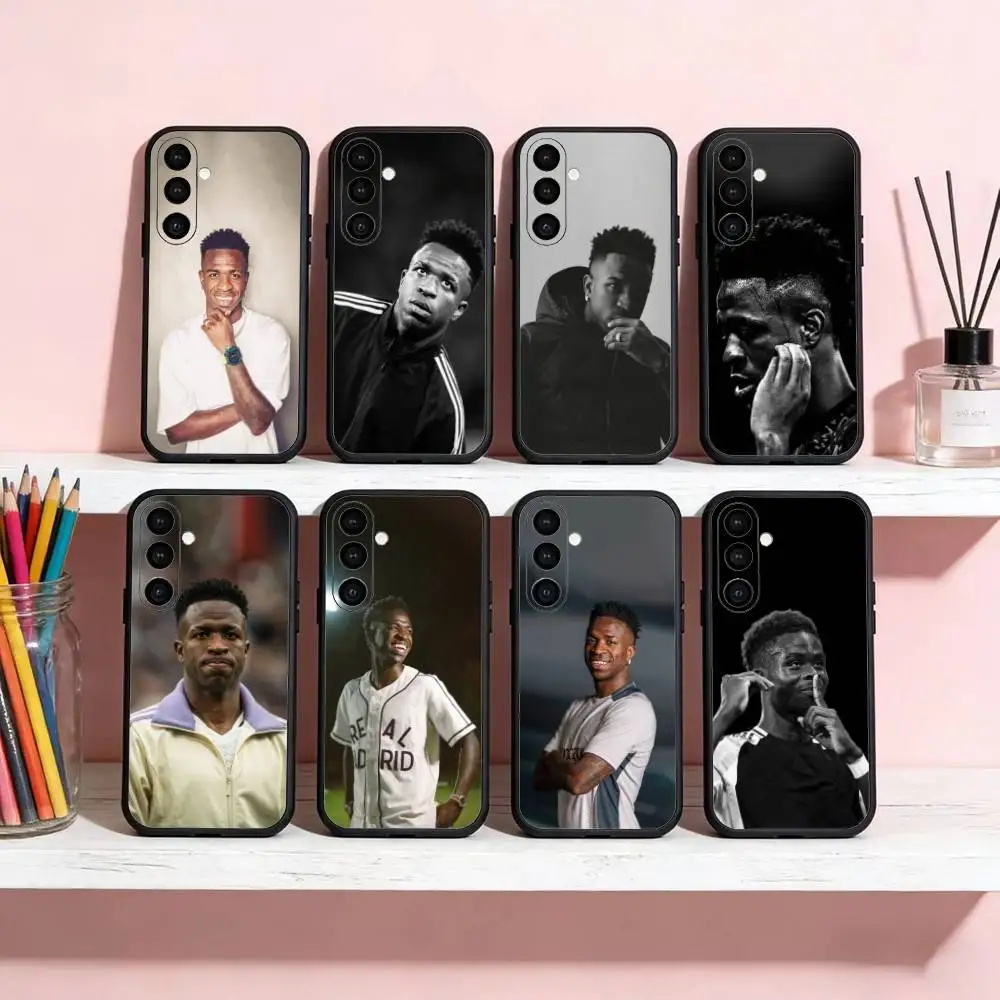 

V-Vinicius J-Junior Phone Case For Samsung Galaxy A20,21s,22,31,32,52,53,72,73,80,91 Soft Black Shell