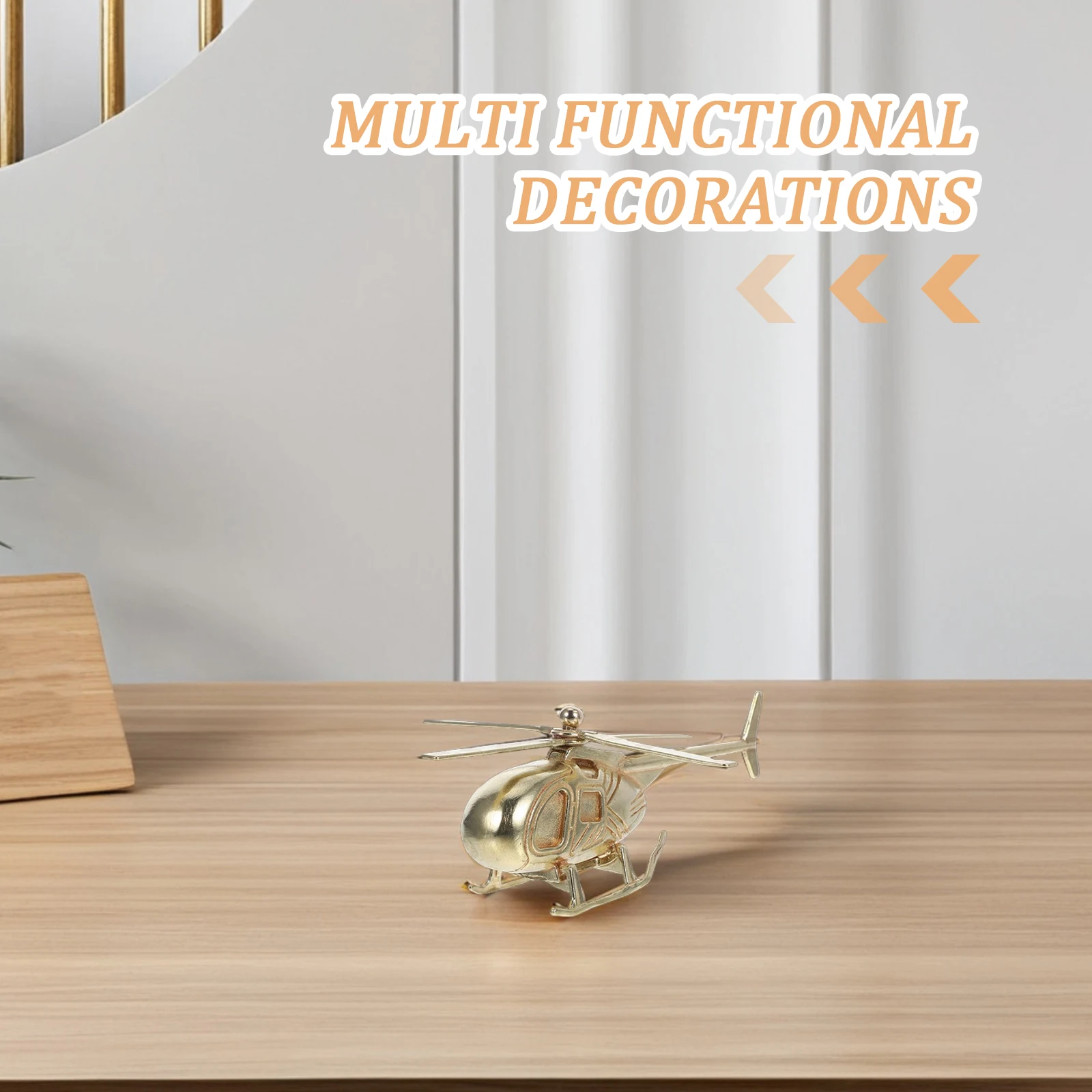 Mini Statue en laiton, avion en métal rétro pour la maison, le bureau, la maison, décoration d'étagère, décor de Table à thé