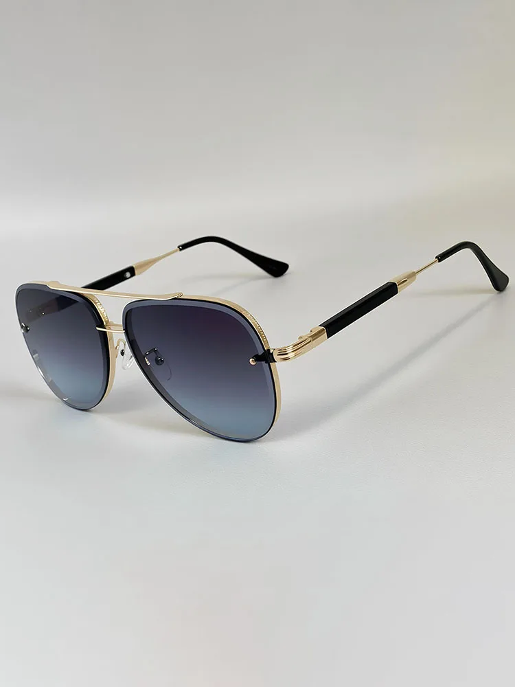 UV400-Schutz Ovale Sonnenbrille Damen 2026 Vintage Sonnenbrille Herren Markendesign Pilotenbrille Herren Mode-Brille Dropshipping