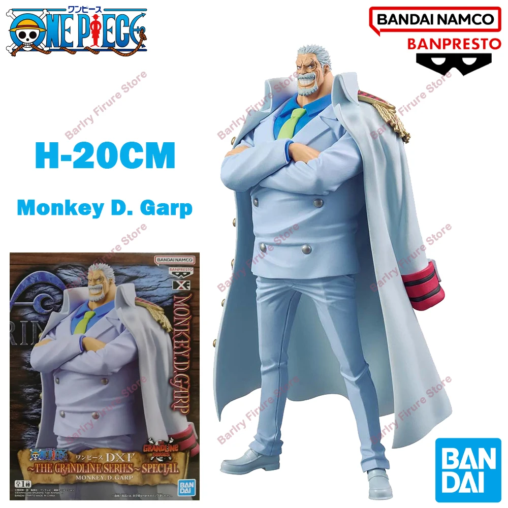 

In Stock Genuine BANPRESTO THE GRANDLINE SERIES DXF One Piece 20cm Monkey.D.Garp Anime Action Figures Boxed Model Collection Toy