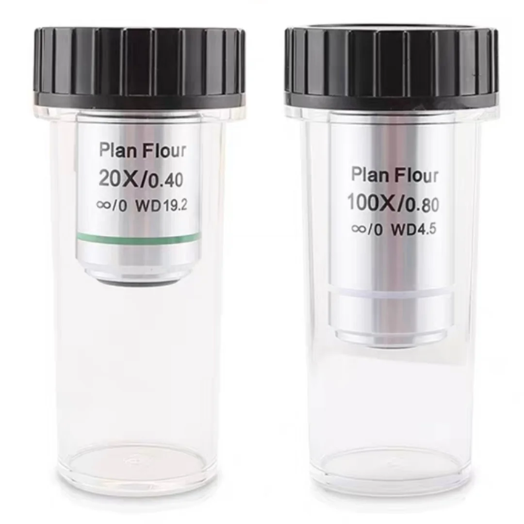 M26 Plan Fluor Semi-Apochromatic Infinity Objective Lens 60mm Parfocal Long Working Distance Metallurgical Microscope Objective
