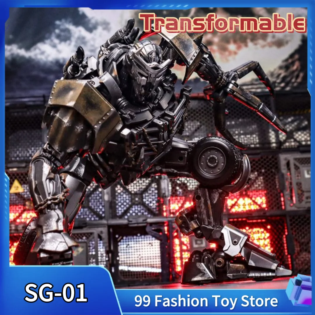 Disponibile - Transformers SG01 SG-01 Scourge Oversized Beast Wars Completamente Dipinto Effetto Invecchiato - Action Figure da Collezione per Ragazzi - Regalo