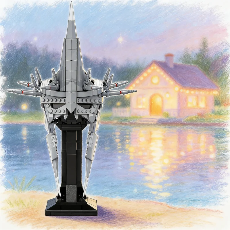 

578pcs MOC LOTR Witch King Hobbit Lord Rings The Model Building Blocks Creative Gift DIY Display Decor Adult Premium Kids Desk