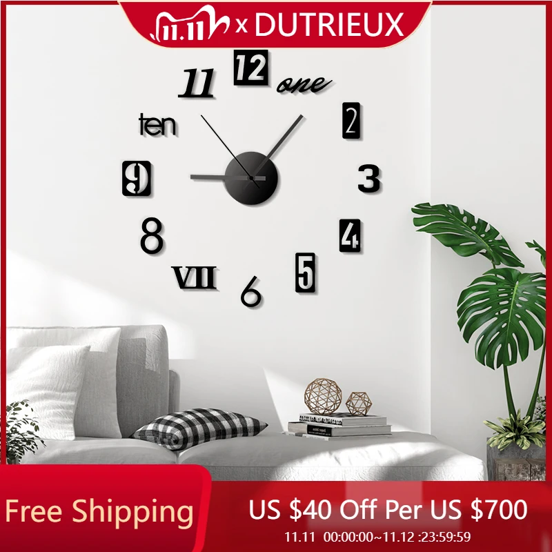 

Xenomorph Design Clock Wall Silent Creative Aesthetic Metal Wall Art Modern Wall Watch Interior Horloge Murale Home Decoration