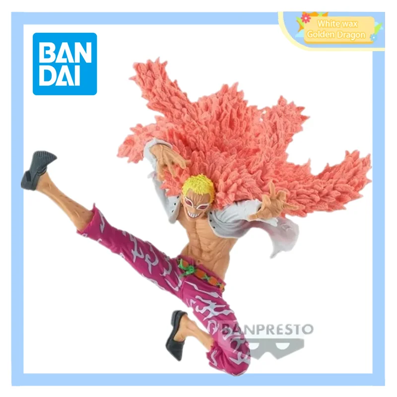 

H Original Genuine Banpresto One Piece 10cm Donquixote Doflamingo PVC Anime Figurine Model Decoration Collection Kids Toys Gift