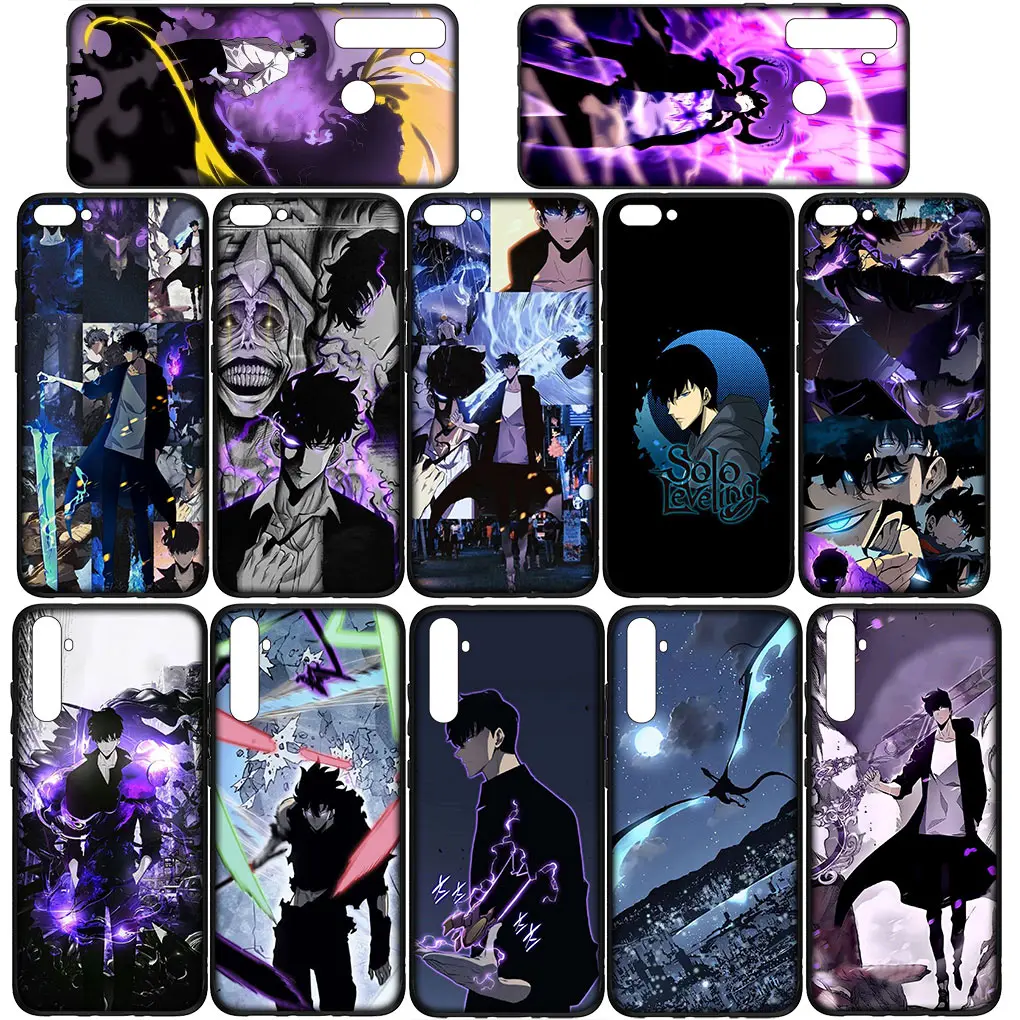 Solo Leveling Cartoon Arise Cover for VIVO Y20 Y21 Y33S Y20i Y02 Y16 Y21T Y22S Y27 Y33T Y35 Y36 Y53S Y70 Y76 Y77 Y78 Phone Case