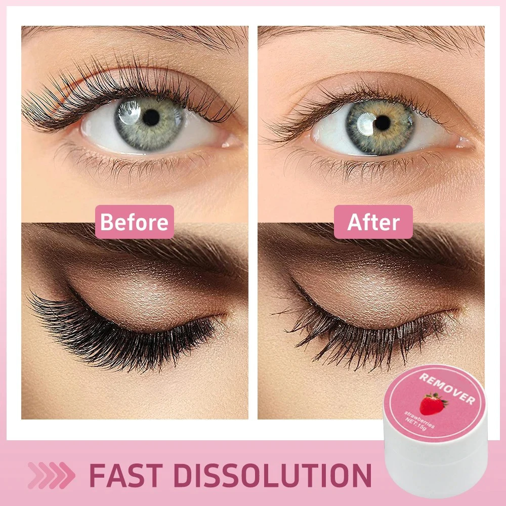 10g/15g colle à cils Extensions de cils crème dissolvant corée outils de maquillage professionnel cils colle dissolvant crème pour Extension de cils