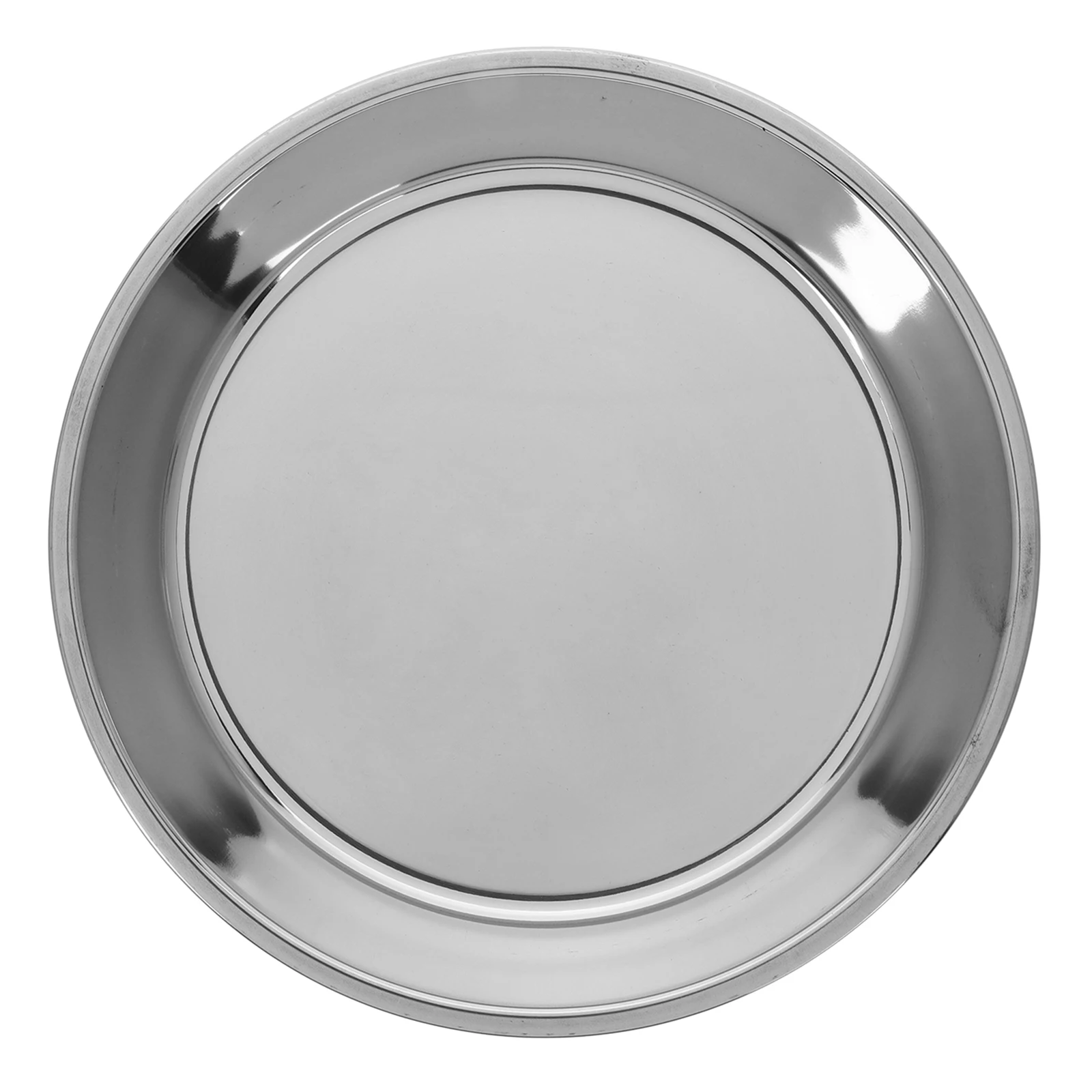 

Tray Charcoal Pan BBQ Grill Camping Large Capacity Fireplace Stainless Steel Dust Round Plate Grilling Tool Set