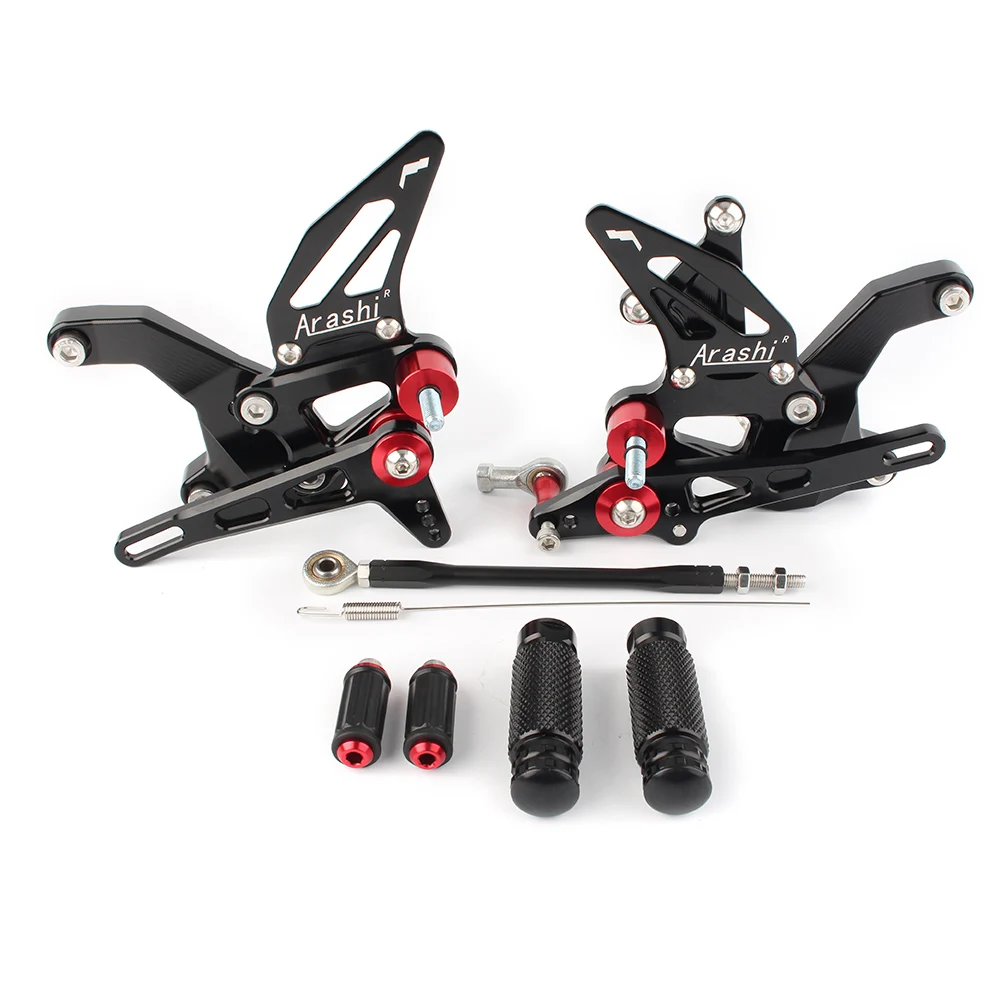 For Kawasaki Z900 Z 900 2017 2018 Motorbike Adjustable Rear Foot Pegs Pedals Footrest