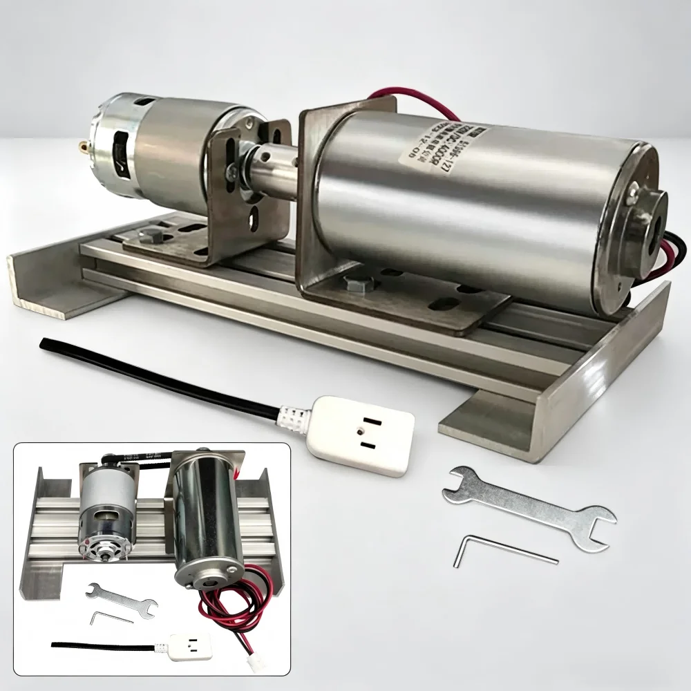 

220V DC Permanent Magnet Brushless Generator - Double Bearing Mute 775 Motor Mini DIY High Voltage Rechargeable Generator