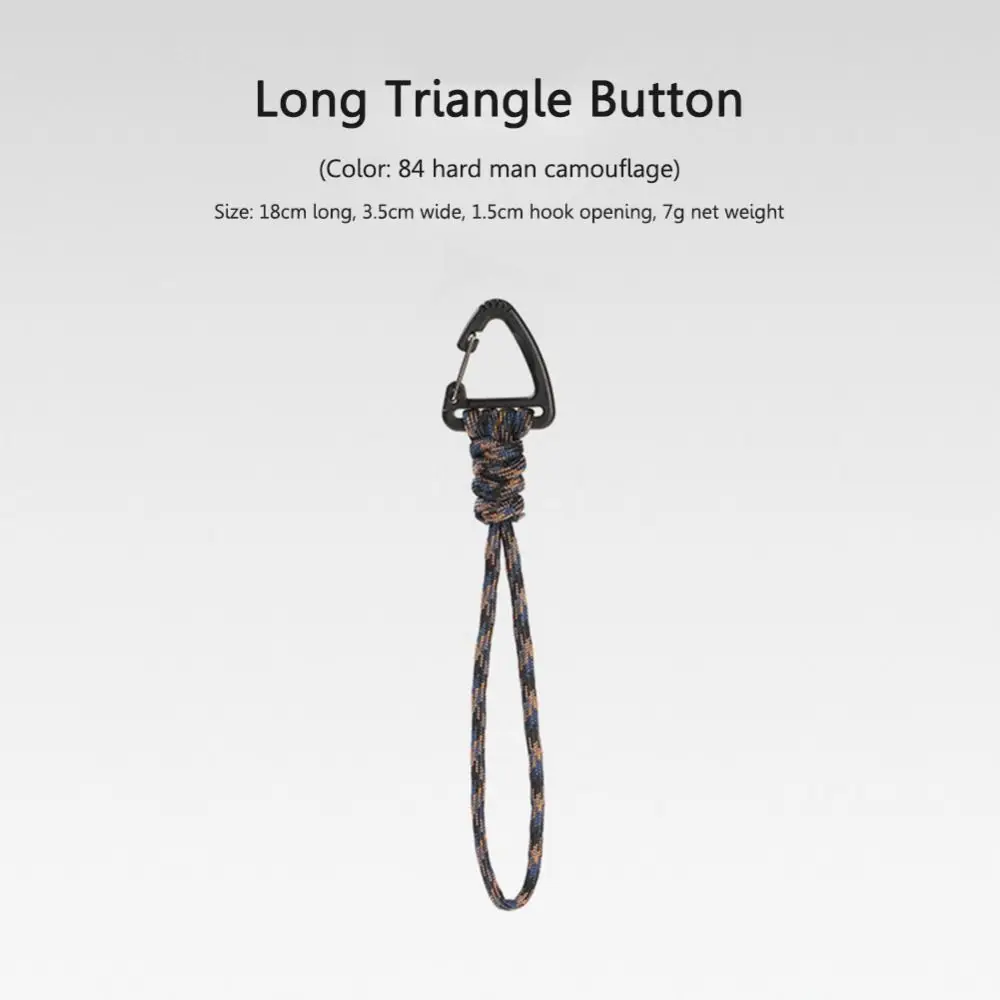 1Pcs Key Ring Umbrella Rope Hook Keychain Flashlight Small Tool Sports Accessories Key Lanyard 7-core Outdoor Camping Braid Rope