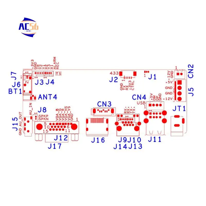 

AC56-Xmeye 4K NVR Module Support Face Detection Humanoid Detection HD Output For Xmeye App Mobile Monitoring