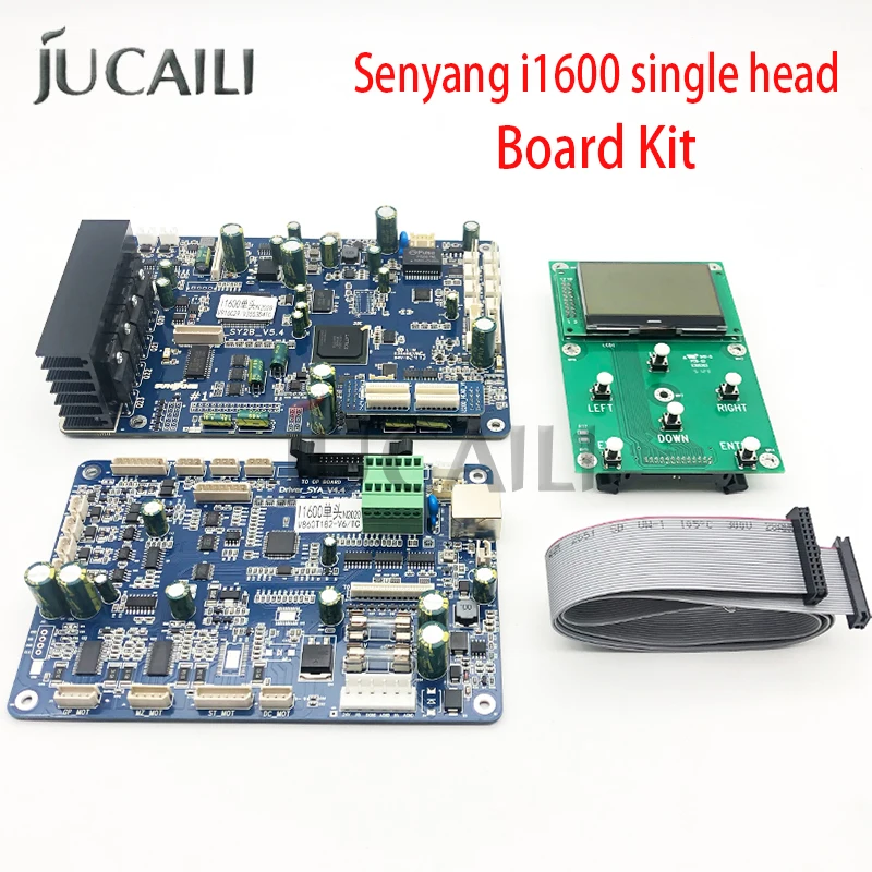 A Set Senyang i1600 single head board kit for i1600 printhead carriage board main board for inkjet printer parts