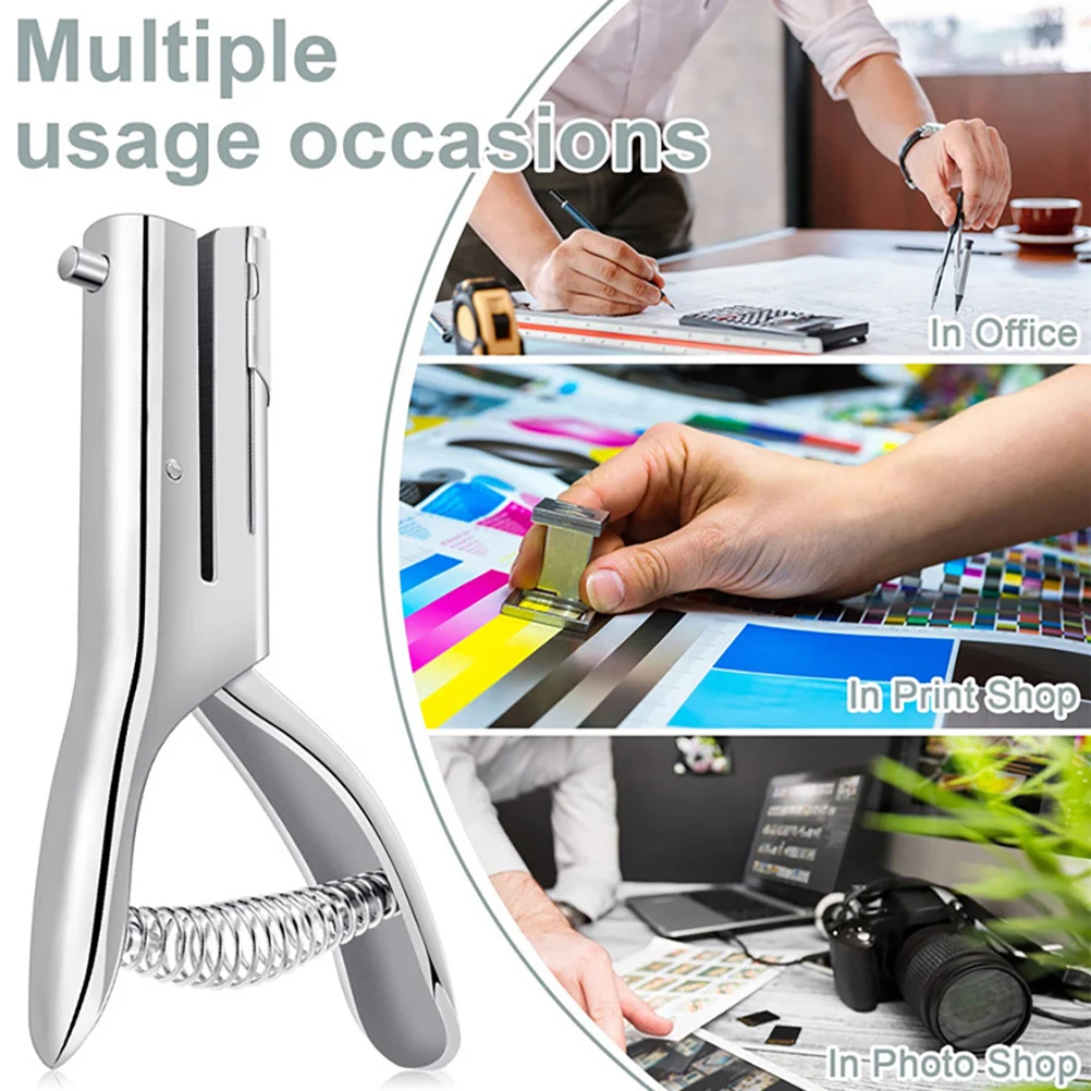 

Single Hole Punch Machine PVC Card Middle Puncher Zinc Alloy Durable Circle Punch Office Supplies Craft Accessory Paper Puncher