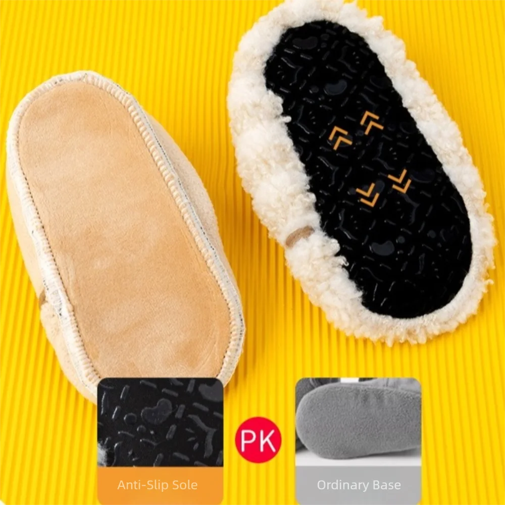 

Новые мягкие теплые тапочки, противоскользящая прогулочная обувь, напольные носки, домашняя обувь