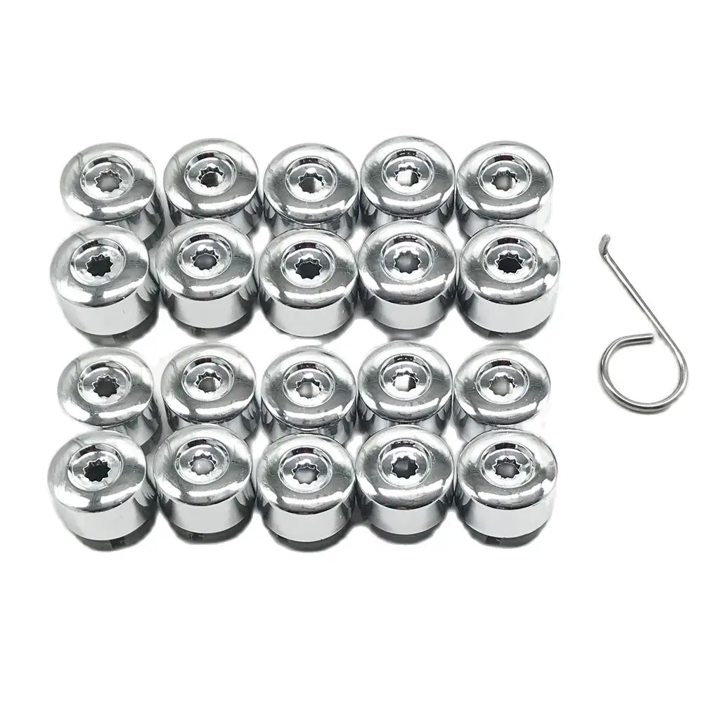 20x Wheel Lug Bolts Screw Caps Cover for Volkswagen VW Touareg 2004 2005 2006 2007 2008 2009 2010 2011 2012 2013 2014