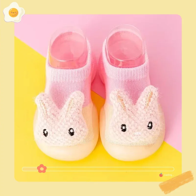 Классический стиль, нескользящая домашняя детская обувь для малышей, напольная обувь, новая весенняя детская обувь для малышей с трехмерными животными