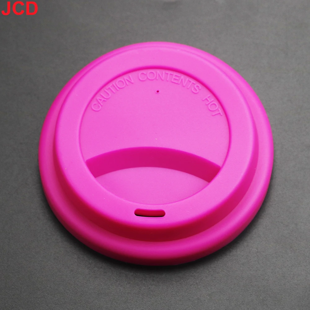 1pcs 9cm Universal Reusable Silicone Cup Lids Fresh Cover Silicone Insulation Anti-Dust Cup Cover Coffee Mug Lids Cup Sleeve