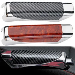 Universal Car Handbrake Cover Carbon Fiber Auto Handbrake Grips Protector Interior Hand Brake Decoration Accessories