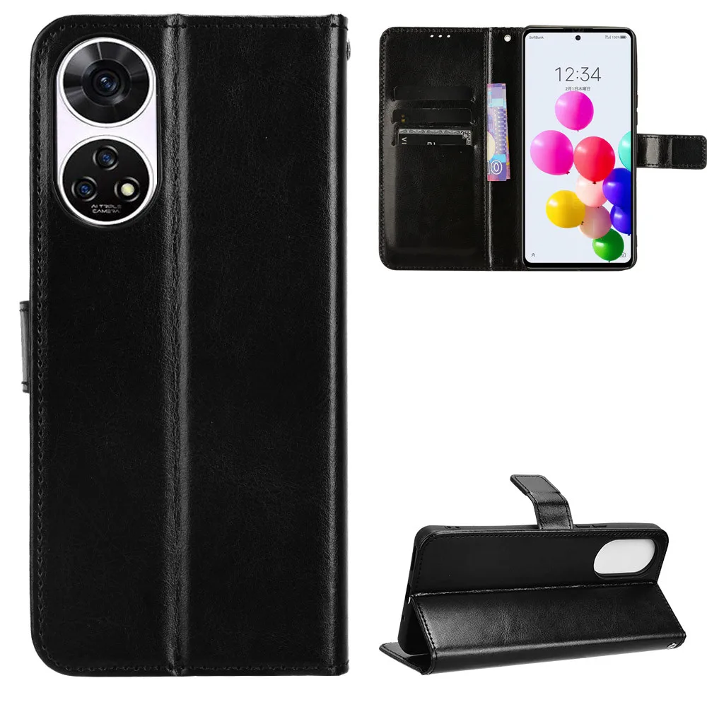 For ZTE Anshin Family Case Luxury Flip PU Leather Wallet Lanyard Stand Shockproof Case For ZTE あんしんフアミリ-スマホ A303ZT Phone Bags