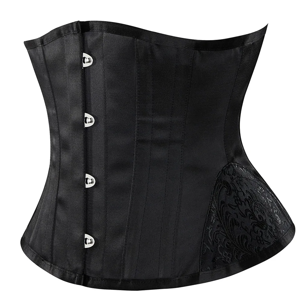 

Plus Size Women Underbust Corsets Waist Cincher Shaper Hourglass Wasipe Shapewear Women Lace-up Girdling Corselete Plus Size