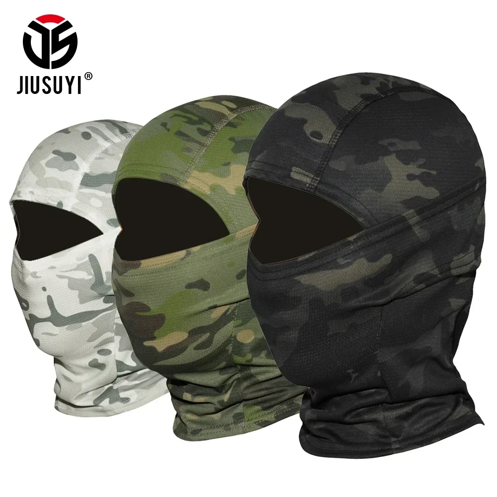 

18 Color CP Balaclava Camouflage Tactical Airsoft Mask Paintball Bicycle Helmet Liner Full Face Hat Men