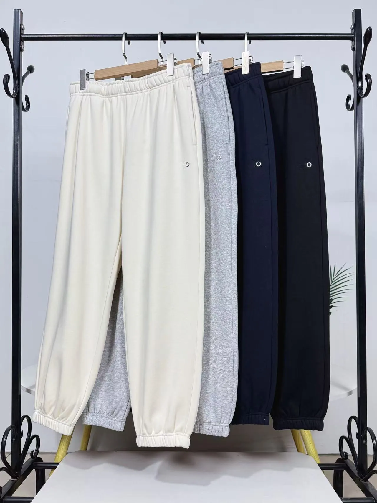 

Теплые брюки с высокой талией, прямым кроем, на флисовой подкладке, с серебряным термотрансферным принтом, повседневные, в стиле Харадзюку, длинные, на шнурке