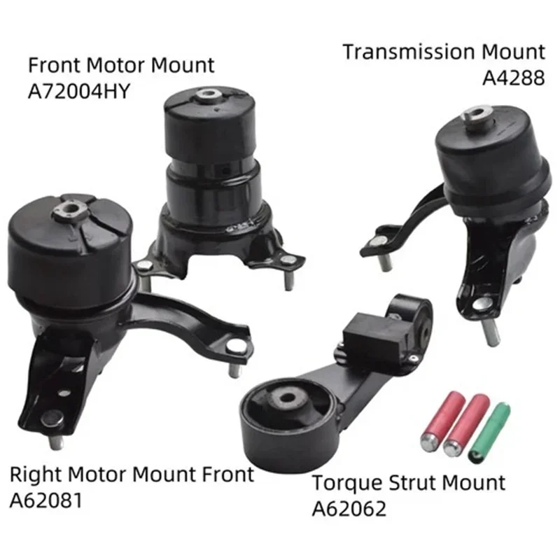 

Engine Motor and Transmission Mount 4Pcs Compatible for Toyota Camry 2012-2017 A4288 A62062 A62081 A72004HY