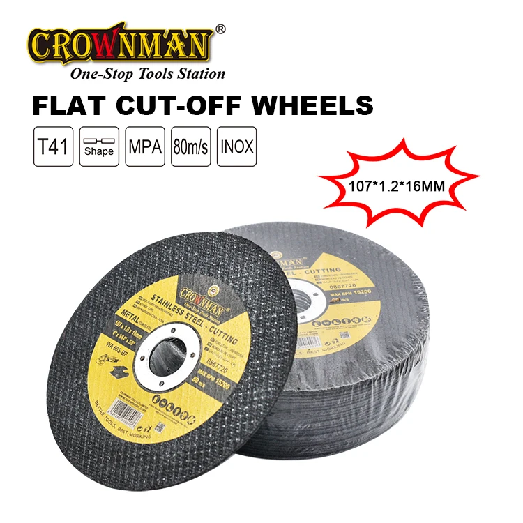 CROWNMAN 105 mm 4 Inch Cutting Wheel / Grinding Abrasive Cutting Disc for Metal Stainless Cutting