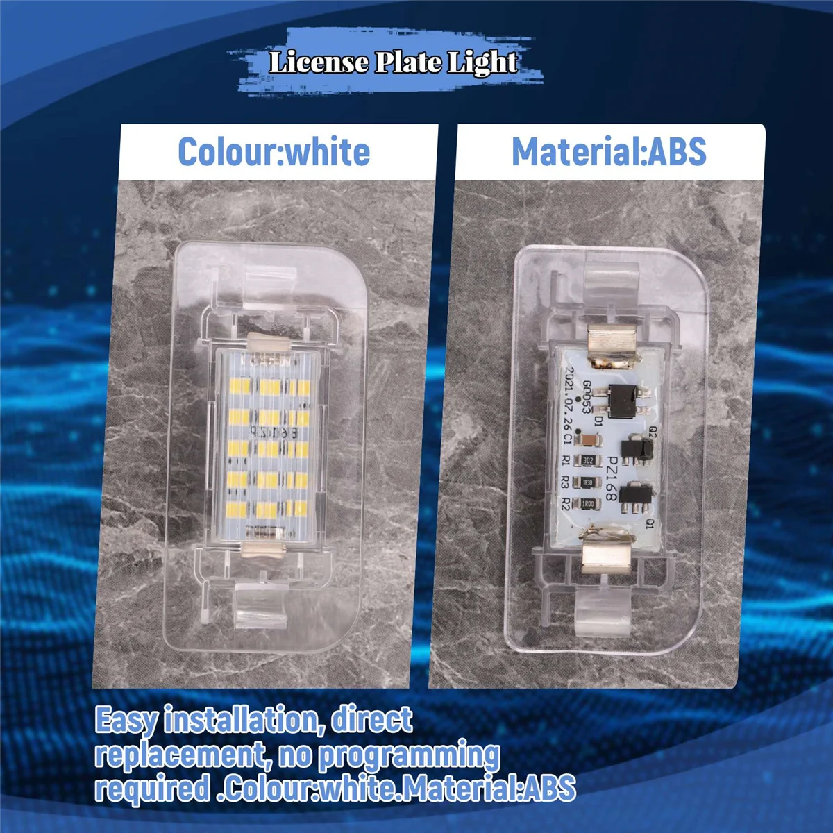 

Lasting Car Tail Light Is Suitable for - W242 W246 B- LED License Plate Light A2468201566 PZ168
