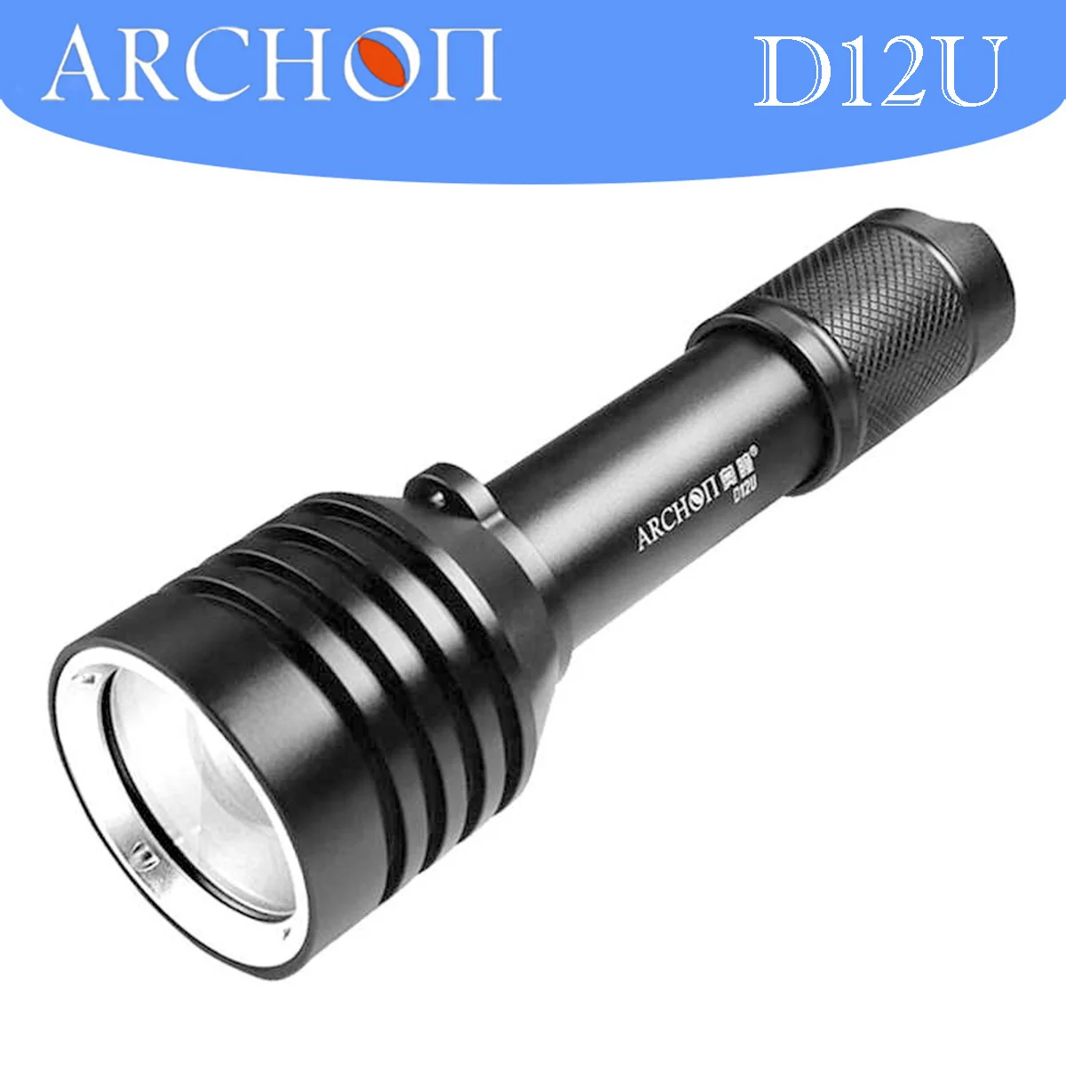 

D12U zoom 6500K white 1200lm diving lights blue red diving photography lighting torch Underwater 60m dive spotlight flashlight