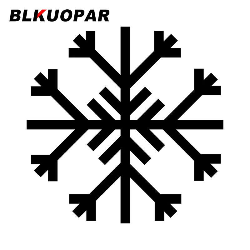 BLKUOPAR for Snow Symbol Car Stickers Waterproof Personality Decals Occlusion Scratch Helmet Trunk Decoration Car Label